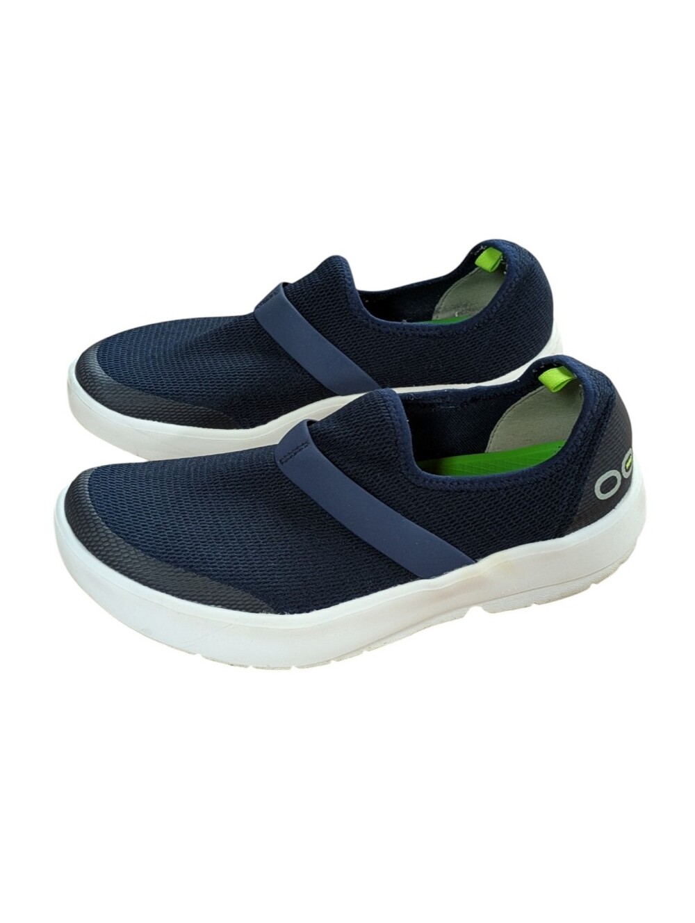 Oofos OOmg Low Navy Slip-On Sport Recovery Shoes Womens Size 8 - Picture 4 of 11